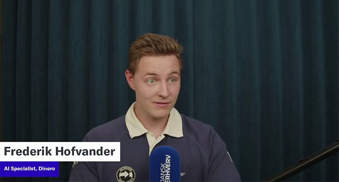 Billede af Frederik Hofvander fra webinaret